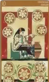 Card 55 card from the Etruscan Tarot deck