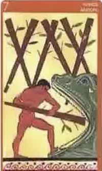 Card 56 card from the Etruscan Tarot deck