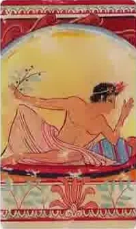 Card 58 card from the Etruscan Tarot deck