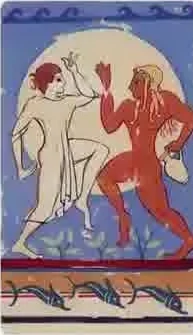 Card 63 card from the Etruscan Tarot deck