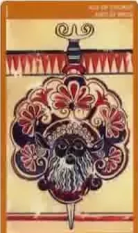 Card 64 card from the Etruscan Tarot deck