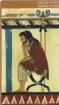 Card 69 card from the Etruscan Tarot deck