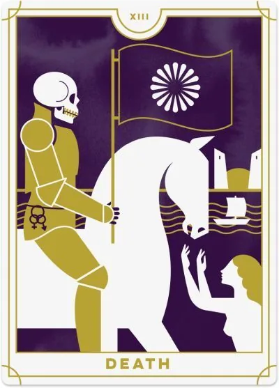 Death card from the Everyday Tarot deck