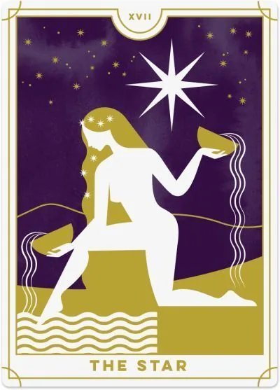 The Star card from the Everyday Tarot deck