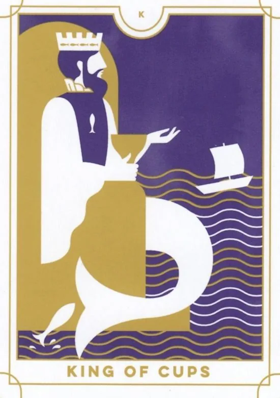 King of Cups card from the Everyday Tarot deck