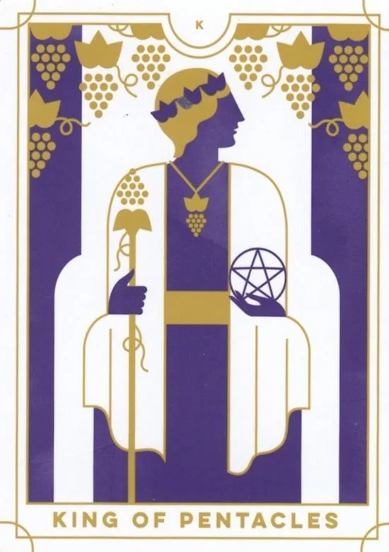 King of Pentacles card from the Everyday Tarot deck