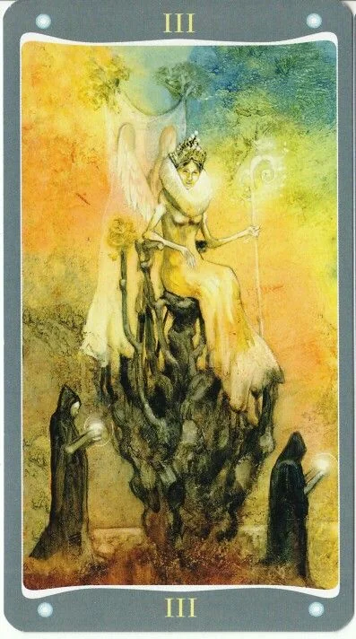 The Empress card from the Fairy Lights Tarot deck
