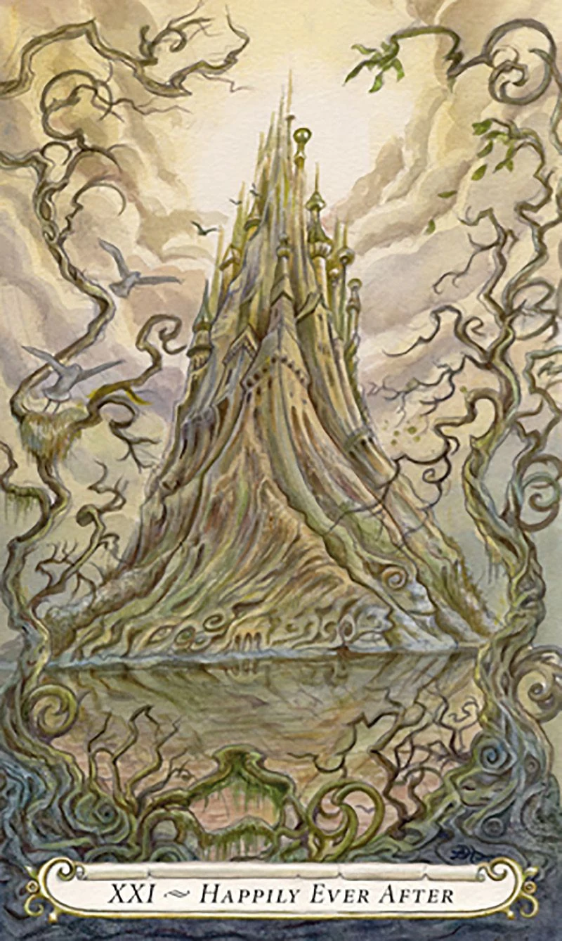 Happily Ever After card from The Fairy Tale Tarot by Lisa Hunt