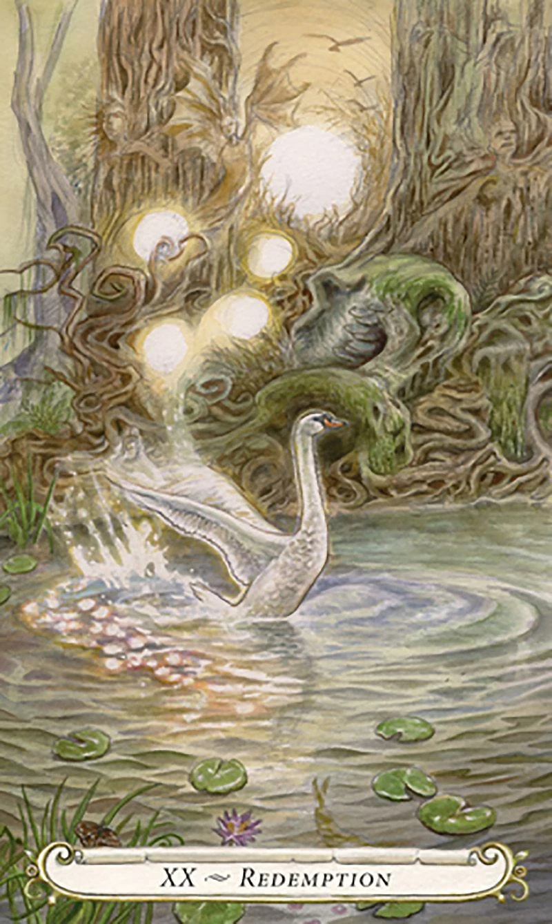 Redemption card from The Fairy Tale Tarot by Lisa Hunt