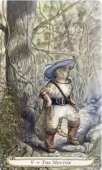Fairy Tale Tarot card 09 from the Triskova Fairy Tale Tarot deck