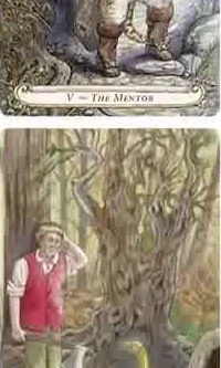 Fairy Tale Tarot card 15 from the Triskova Fairy Tale Tarot deck