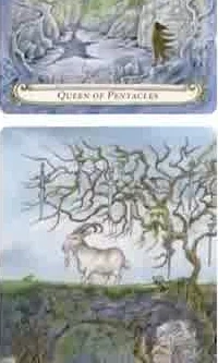 Fairy Tale Tarot card 17 from the Triskova Fairy Tale Tarot deck