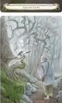 Fairy Tale Tarot card 19 from the Triskova Fairy Tale Tarot deck