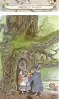 Fairy Tale Tarot card 24 from the Triskova Fairy Tale Tarot deck