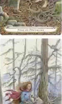 Fairy Tale Tarot card 27 from the Triskova Fairy Tale Tarot deck