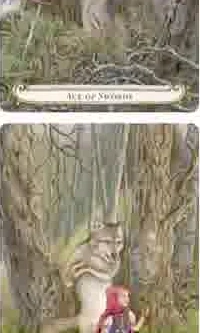 Fairy Tale Tarot card 28 from the Triskova Fairy Tale Tarot deck