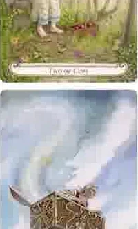 Fairy Tale Tarot card 39 from the Triskova Fairy Tale Tarot deck