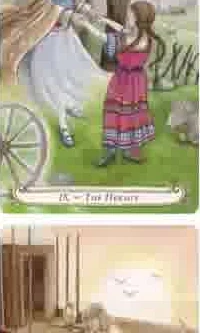Fairy Tale Tarot card 71 from the Triskova Fairy Tale Tarot deck