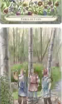 Fairy Tale Tarot card 74 from the Triskova Fairy Tale Tarot deck