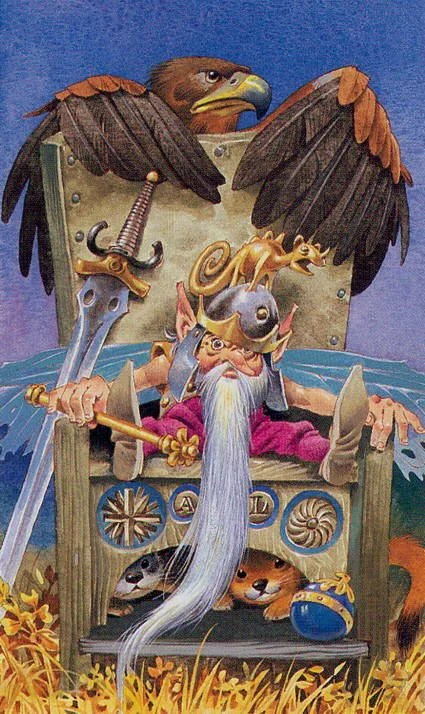 Fairy Tarot Alligo Card 05 card from the Fairy Tarot Alligo deck