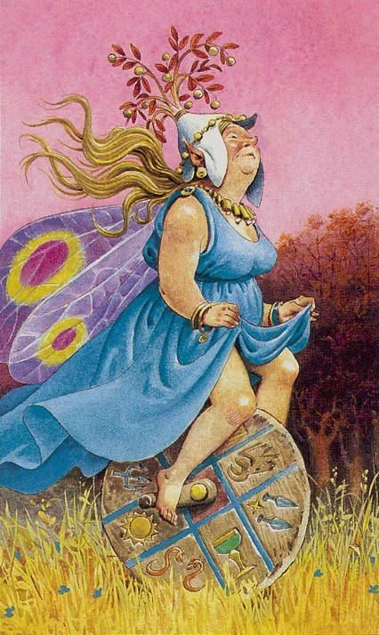 Fairy Tarot Alligo Card 10 card from the Fairy Tarot Alligo deck
