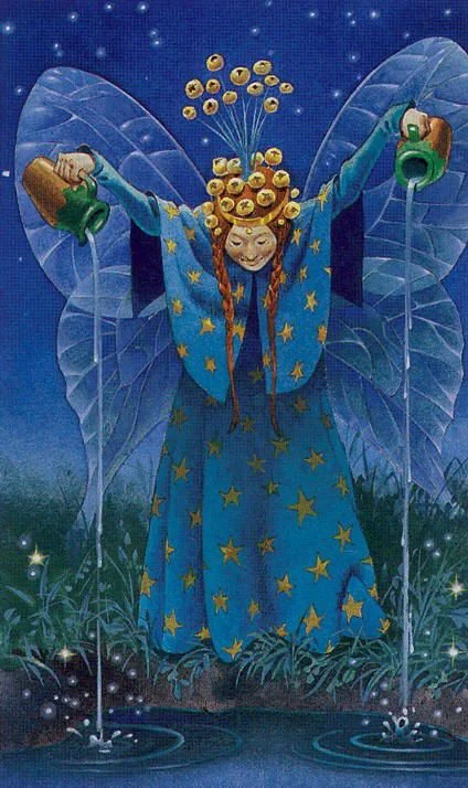 Fairy Tarot Alligo Card 17 card from the Fairy Tarot Alligo deck