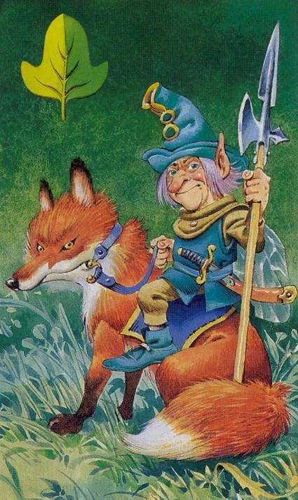 Fairy Tarot Alligo Card 60 card from the Fairy Tarot Alligo deck
