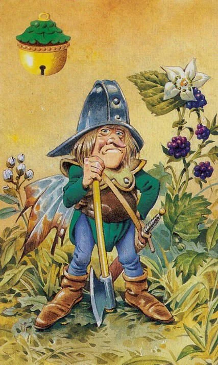 Fairy Tarot Alligo Card 73 card from the Fairy Tarot Alligo deck