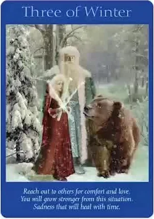 The Hierophant card from the Fairy Tarot deck
