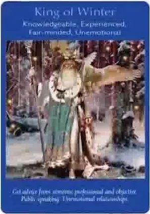 The World card from the Fairy Tarot deck