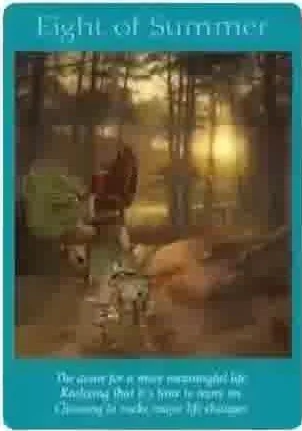 Ten of Wands card from the Fairy Tarot deck