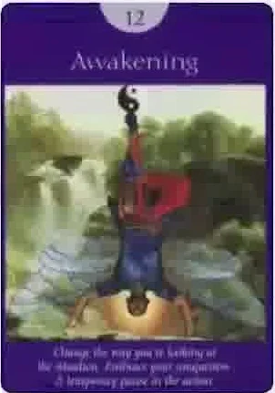 Page of Wands card from the Fairy Tarot deck