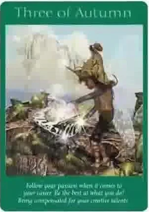Ace of Cups card from the Fairy Tarot deck