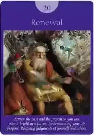 Three of Cups card from the Fairy Tarot deck