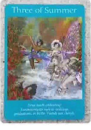 Knight of Cups card from the Fairy Tarot deck