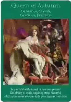 King of Cups card from the Fairy Tarot deck