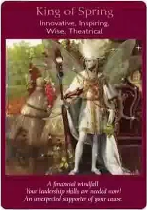 Two of Swords card from the Fairy Tarot deck
