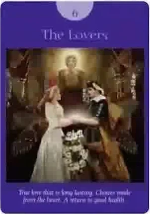 Queen of Swords card from the Fairy Tarot deck