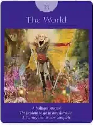 King of Swords card from the Fairy Tarot deck