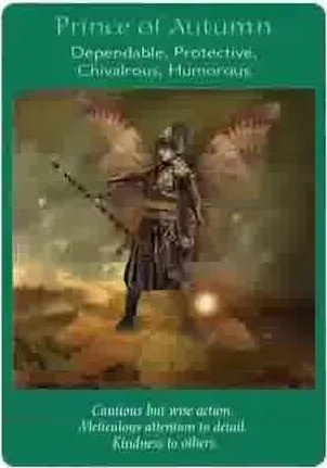 Seven of Pentacles card from the Fairy Tarot deck