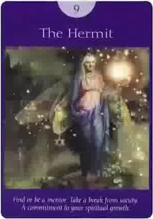 Knight of Pentacles card from the Fairy Tarot deck
