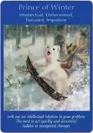 Queen of Pentacles card from the Fairy Tarot deck