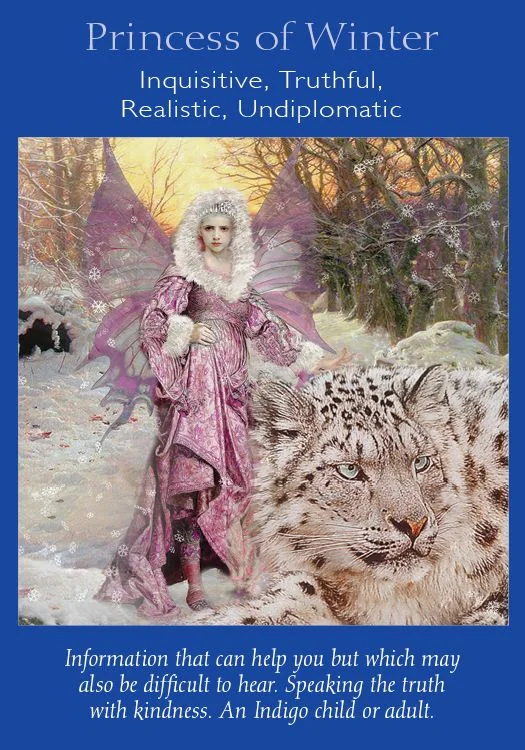 Princess of Winter – Fairy Tarot by Radleigh Valentine tarot deck card on TarotFans.com