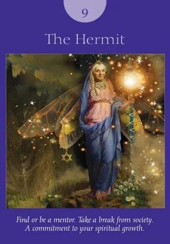 The Hermit – Fairy Tarot by Radleigh Valentine tarot deck card on TarotFans.com