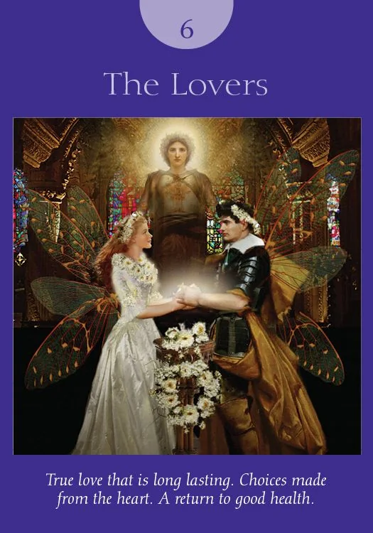 The Lovers – Fairy Tarot by Radleigh Valentine tarot deck card on TarotFans.com