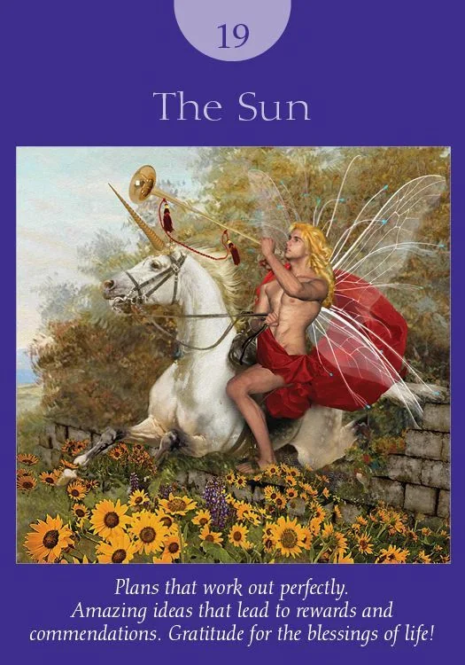 The Sun – Fairy Tarot by Radleigh Valentine tarot deck card on TarotFans.com