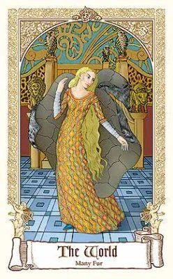 The Fairytale Tarot Review 93 The World — Many Fur