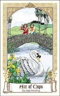 The Fairytale Tarot Review 85 Ace of Cups — The Ugly Duckling