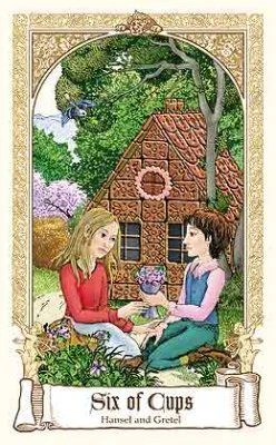 The Fairytale Tarot Review 86 Six of Cups — Hansel and Gretel