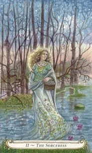 Wisdom card from the Fairy Tale Tarot by Lisa Hunt deck